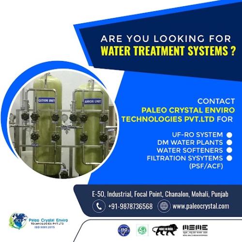 Paleocrystal Water Treatment Companies in India