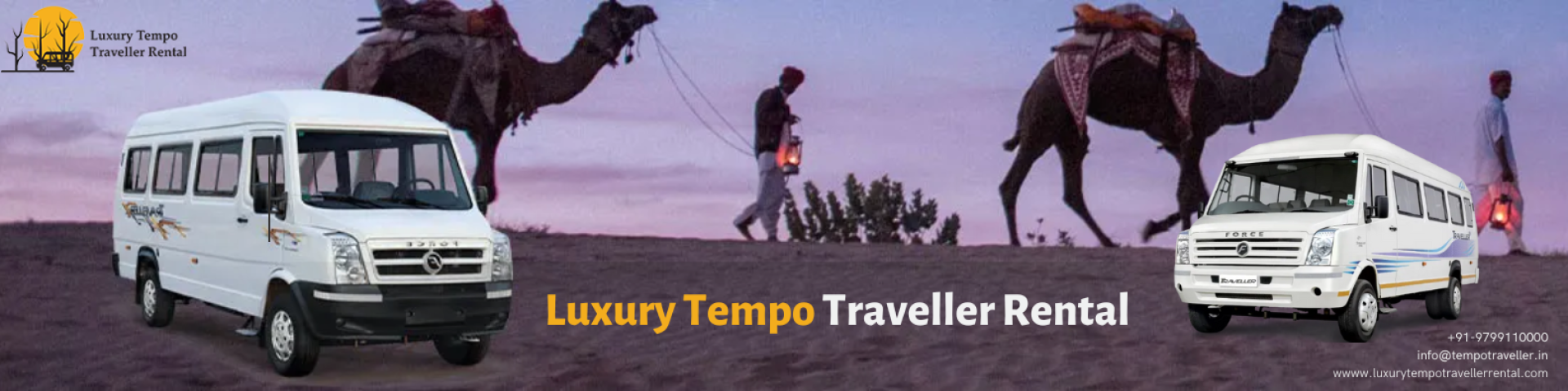 Luxury Tempo Traveller Rental