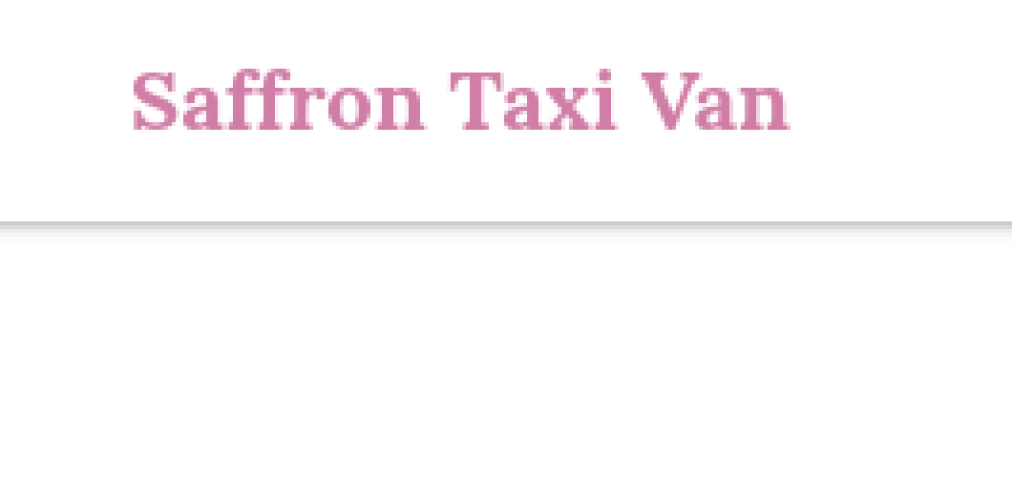 Saffron Taxi Van